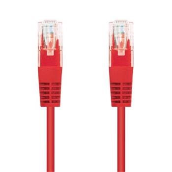 C-TECH Kabel patchcord Cat5e, UTP, červený, 0,25m