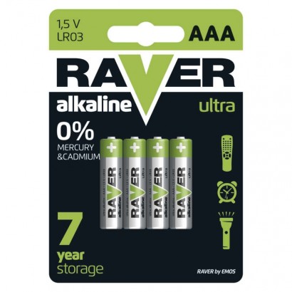 Alkalick batria RAVER LR03 (AAA) 