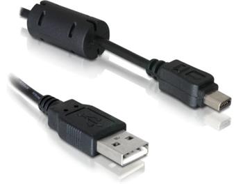 Delock KABEL USB 2.0 mini typ Olympus 12pin dlka 1m