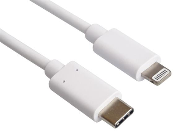 PremiumCord Lightning - USB-C USB nabjec a datov kabel MFi pro Apple iPhone/iPad, 1m