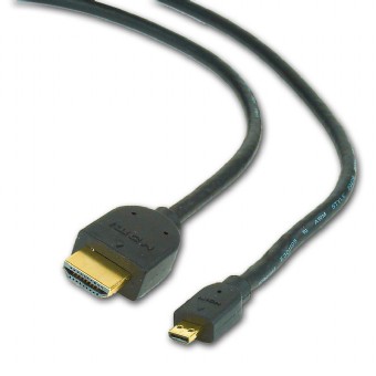 CABLEXPERT Kabel HDMI-HDMI micro 4,5m, 1.3, M/M stnn, zlacen kontakty, ern