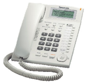 Panasonic KX-TS880FXW - jednolinkov telefon, bl