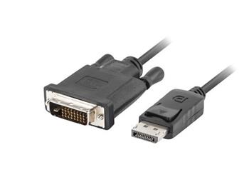 LANBERG pipojovac kabel DisplayPort 1.2 na DVI-D (24+1), M/M, dlka 3m, dual link, ern