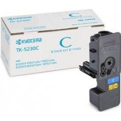Kyocera toner TK-5230C modr na 2 200 A4 (pi 5% pokryt), pro M5521cdn/cdw, P5021cdn/cdw