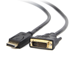 kbel DisplayPort na DVI, M/M, 1,8m, CABLEXPERT