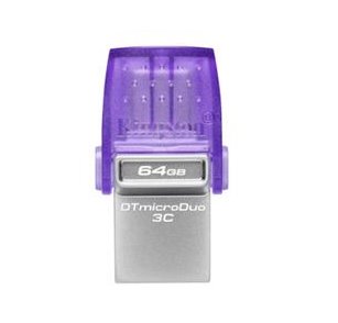 USB k Kingston DataTraveler microDuo 3C 64GB USB 3.0/3.1 flashdisk, USB + USB typ C
