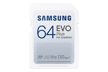 Samsung EVO Plus/SDXC/64GB/130MBps/UHS-I U1/Class 10