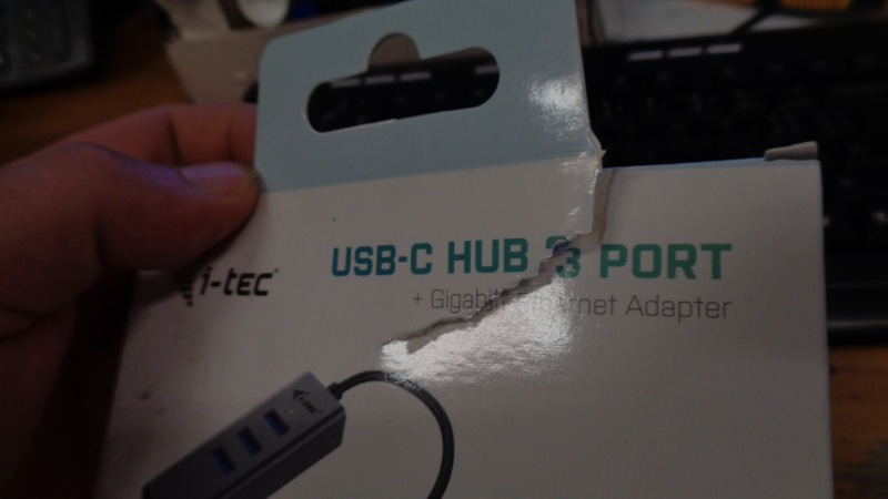 REPASE I-Tec USB-C 3.1 HUB 3port Metal + Gigabit Ethernet adaptr, 1x USB na RJ-45