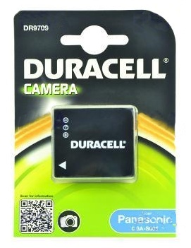 DURACELL Baterie - DR9709 pro Panasonic DMC-FS1, ern, 1050 mAh, 3.7V