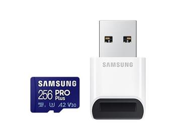 Samsung micro SDXC karta 256GB PRO Plus + USB adaptr