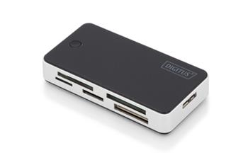 DIGITUS teka karet USB 3.0 s pipojovacm kabelem USB 1m Podpora karet MS / SD / SDHC / MiniSD / M2 / CF / MD / SDXC