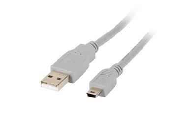 LANBERG USB MINI (M) na USB-A (M) 2.0 kabel 1,8m, ed (CANON) 