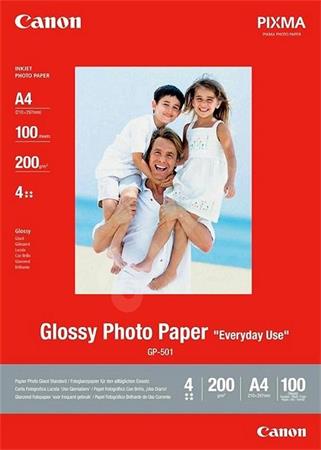 Canon fotopapr GP-501 - A4 -200g/m2 - 100 list - leskl