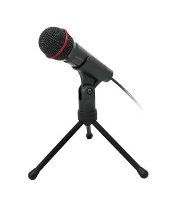 C-TECH Stoln mikrofon MIC-01, 3,5mm stereo jack, kabel 2.5m