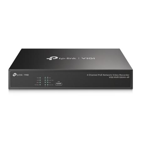 TP-LINK zznamov zazen VIGI NVR1004H-4P 4 kanl, 4x Lan s PoE, 2x USB