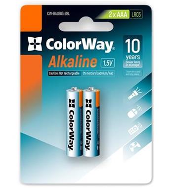 Colorway alkalick baterie AAA/ 1.5V/ 2ks v balen/ Blister