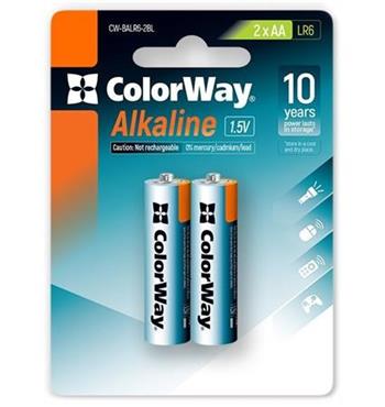 Colorway alkalick baterie AA/ 1.5V/ 2ks v balen/ Blister