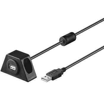 PremiumCord USB 2.0 prodluovac kabel 2m.MF s konektorem na piroubovn