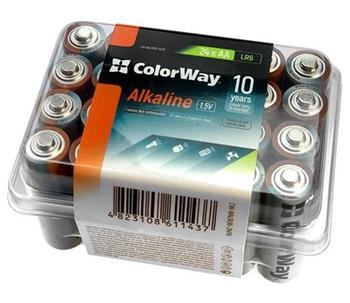 Colorway alkalick baterie AA/ 1.5V/ 24ks v balen/ Plastov box