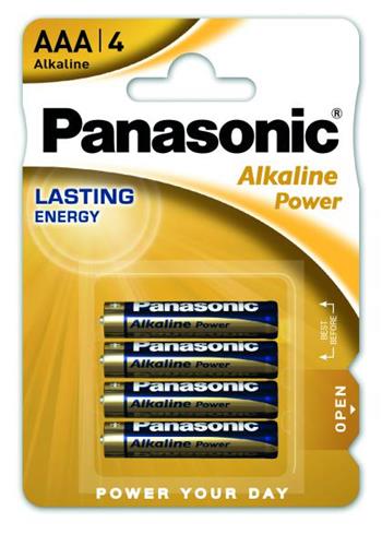 Panasonic LR03 Alkaline Power (alkalick; AAA; 1,5V; BL4) 4ks - Blister