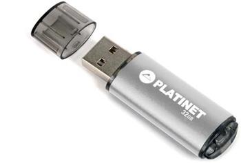 PLATINET flashdisk USB 2.0 X-Depo 32GB stbrn