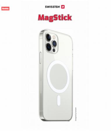 SWISSTEN POUZDRO CLEAR JELLY MagStick IPHONE 13 TRANSPARENTN
