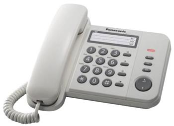 Panasonic KX-TS520FXW - jednolinkov telefon, bl