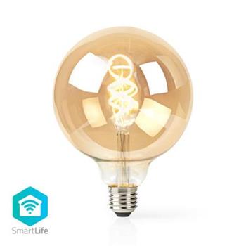 Nedis WIFILT10GDG125 - SmartLife LED rovka | Wi-Fi | E27 | 350 lm | 5.5 W | Studen-Tepl Bl | Glass | Android & iOS | Prmr