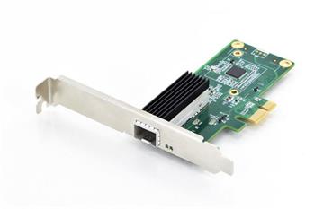 DIGITUS Karta SFP Gigabit Ethernet PCI Express 32-bit, držák s nízkým profilem, čipová sada Intel WGI210Karta SFP Gigabit Ethernet