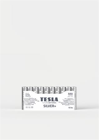 Tesla AAA SILVER+ alkalick, 10 ks flie, ND