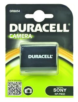 DURACELL Baterie - DR9954 pro Sony NP-WF50, ern, 900 mAh, 7.4 V