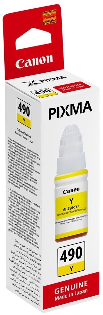 atramentov npl CANON GI-490Y yellow PIXMA G1400/G2400/G3400/G4400 (70 ml)