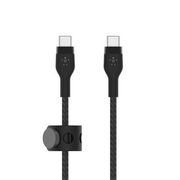 Belkin USB-C na USB-C kabel, 1m, ern - odoln PRO Flex