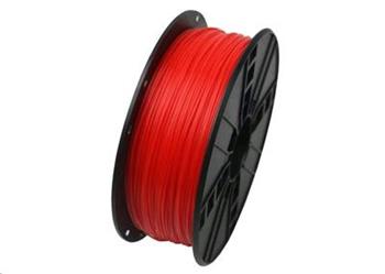 GEMBIRD Tiskov struna (filament), PLA, 1,75mm, 1kg, fluorescentn, erven 