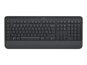 Logitech klvesnice Wireless Keyboard K650, CZ/SK, Bolt pijma,bluetooth,tlumen klvesy, grafitov