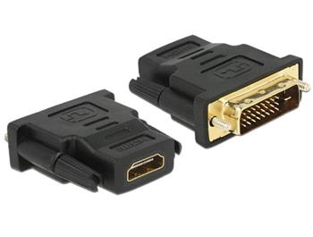 Delock Adaptr DVI 24+1 pin samec > HDMI samice