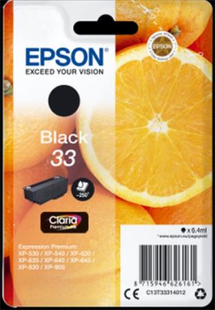 EPSON cartridge T3331 black (pomeran)