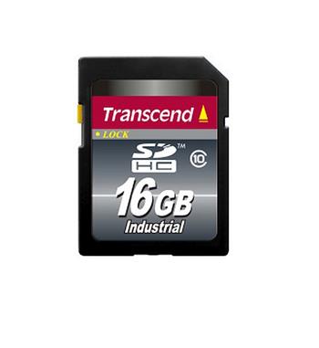Transcend 16GB SDHC prmyslov pamov karta, Class 10