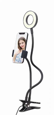 Gembird USB lampika selfie LED ring s drkem telefonu