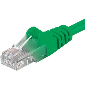 PremiumCord Patch kabel UTP RJ45-RJ45 level 5e 1m zelen