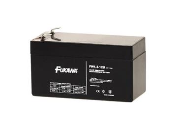 FUKAWA akumultor FW 1,2-12 U (12V; 1,2Ah; faston 4,7mm; ivotnost 5let; 43mm) 