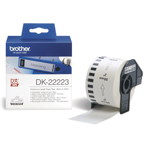 rolka BROTHER DK22223 Continuous Paper Tape (Biela 50mm)