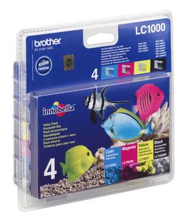 Brother LC-1000 sada inkoust - black, magenta, yellow, cyan