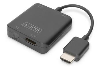 DIGITUS 4K HDMI Audio Extractor pro HDMI / Stereo 2.0 / Toslink 5.1