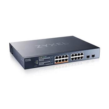 Zyxel XMG1915-18EP 16-port 2.5GbE, 2 SFP+, 8 x PoE++ 180W Smart Switch, hybird mode, standalone or NebulaFlex Cloud