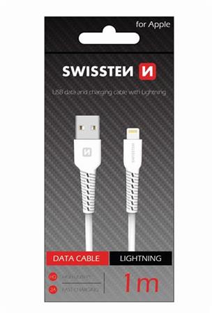 SWISSTEN DATOV KABEL USB / LIGHTNING 1,0 M BL