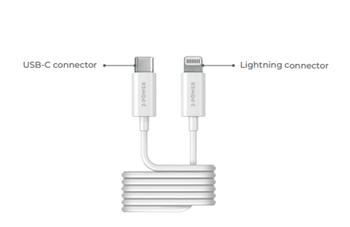 2-Power kabel USB-C to Lightning, 1M