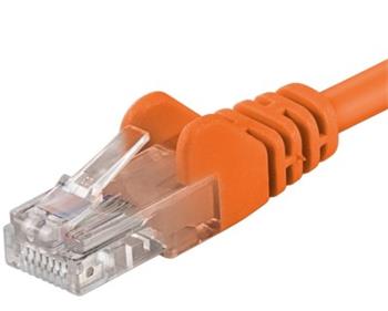 PremiumCord Patch kabel UTP RJ45-RJ45 level 5e 1m oranov