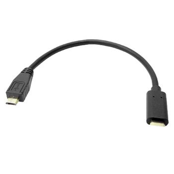 PremiumCord Adaptr USB 3.1 konektor C/male - USB 2.0 konektor Micro-B/male, 0,2m