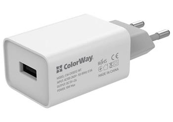 COLORWAY 1x USB/ sov nabjeka/ 10W/ 100V-240V